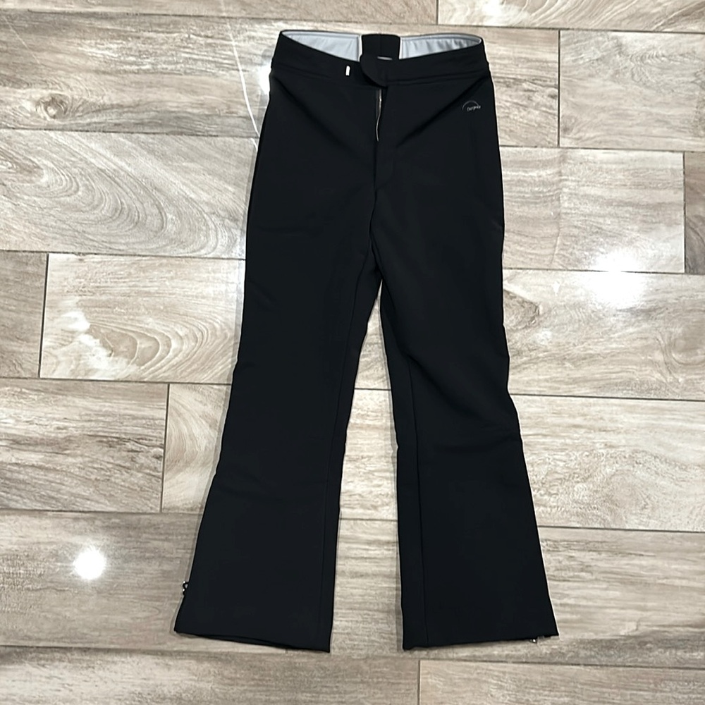 Vintage Bogner Wool Winter Stirrup Ski Pants Black Sz 8